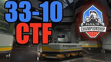 Aquarius CTF 33-10 Gameplay | Halo Infinite Ranked Onyx 1800+