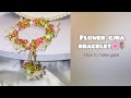 DIY flower gajra🌷| how to make flower gajra braclete 🌸🌷| tutorial gajra 