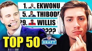 Reacting to Daniel Jeremiah's Top 50 Prospects for the 2022 NFL Draft 1.0