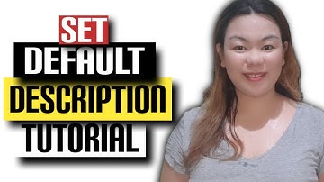 How to set Default  Description in your YouTube channel? Using Android phone| Kris Talla Channel