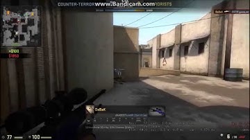CS: GO 1 vs 5 GLOBAL ELITE CLUTCH dust 2