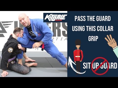 Hand in collar Guard Pass - Killing the sit-up guard