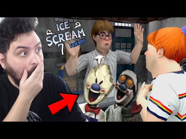 JOGANDO O NOVO ICE SCREAM 7 FINALMENTE !! - INCRÍVEL JOGO! - Ice Scream 7 