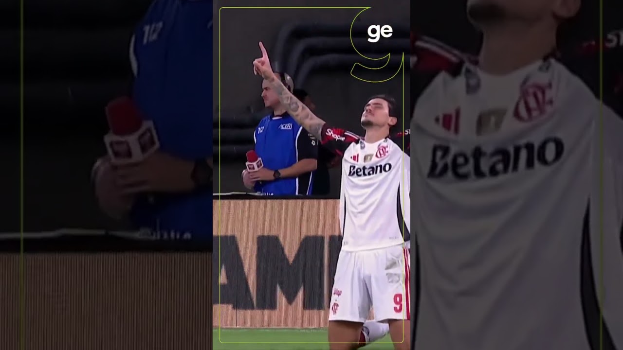 É O HAT-TRICK DE PEDRO NO MARACANÃ! | #shorts | ge.globo