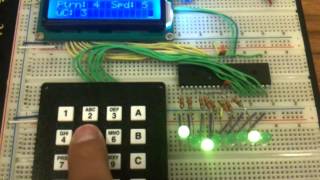 Outputting SPI data on 8 LEDs