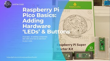 Raspberry Pi Pico, Simple Circuits & Coding (Mircopython)- LEDs & Buttons