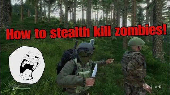 How to stealth kill zombies!     Dayz 1.23