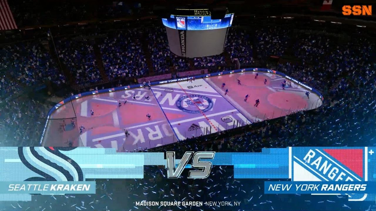 NHL 24- Seattle Kraken (18-20-5) vs New York Rangers (19-22-1)