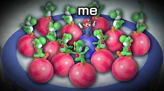 500 people vs. 1 Pro. Who's better at Mario Party?