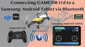Connecting Gamesir t1d Remote to an Android Samsung Tablet to control the DJI Tello drone