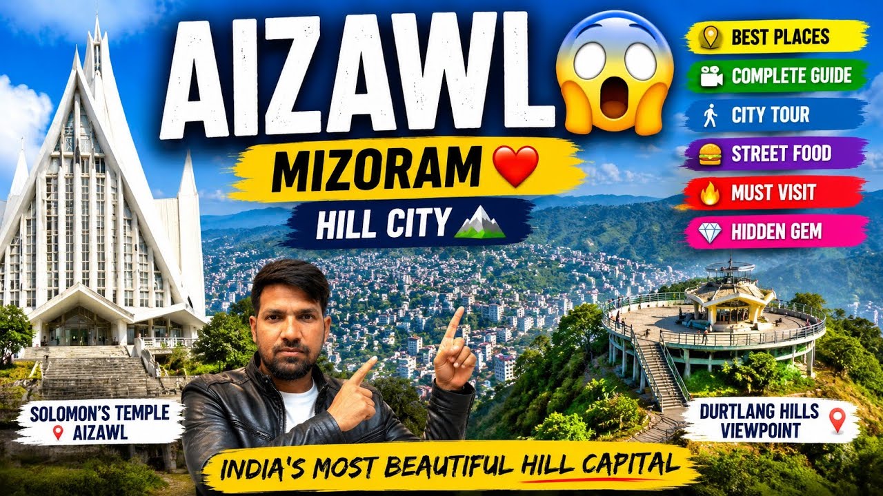 Aizawl City Mizoram 🇮🇳 | Beautiful Hill Capital of Northeast India ...