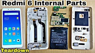 Redmi 6 Teardown | Disassemble Redmi 6 | Replacement Parts Redmi 6, Battery, Back Cover, Speaker,Mic