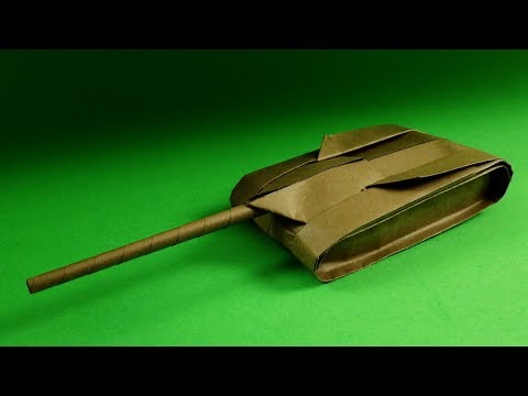 Kağıt Tank - Origami tank Yapmak nasıl