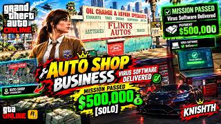 AUTO SHOP BUSINESS! VIRUS SOFTWARE DELIVERED + $500,000 PAYMENT 💰🔥 | GTA Online [Solo] | KNISHTH screenshot 4