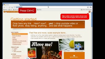 Set msDrop.com as Home Page / drag and drop organize favorites, free system