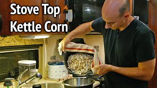 Kettle Corn Recipe On The Stove With Coconut Oil