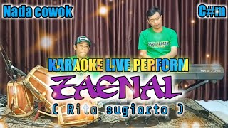 Zaenal karaoke (Rita sugiarto) nada cowok C#m