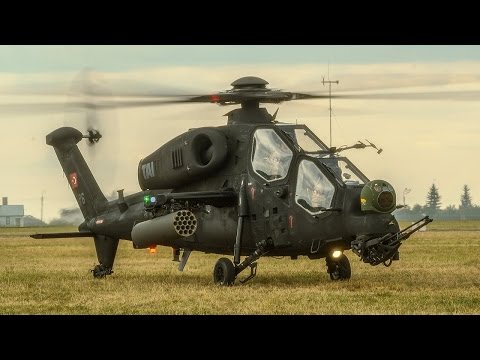 T129 ATAK - Turkish Attack Helicopter in Action