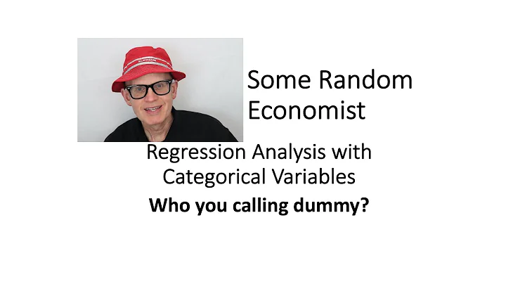 Regression Analysis with Categorical Variables: Who you calling dummy?