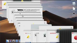 macOS Mojave Crazy Error Compilation