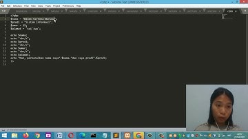 Praktikum2 Belajar Variabel dan Operator Aritmatika PHP