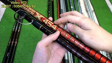 Video 973 : Cần Câu Nhật 3 Khúc 4 Khúc Shimano Xoắn X - Cần Câu Tay Đơn Đài Dịch Vụ Và Tự Nhiên