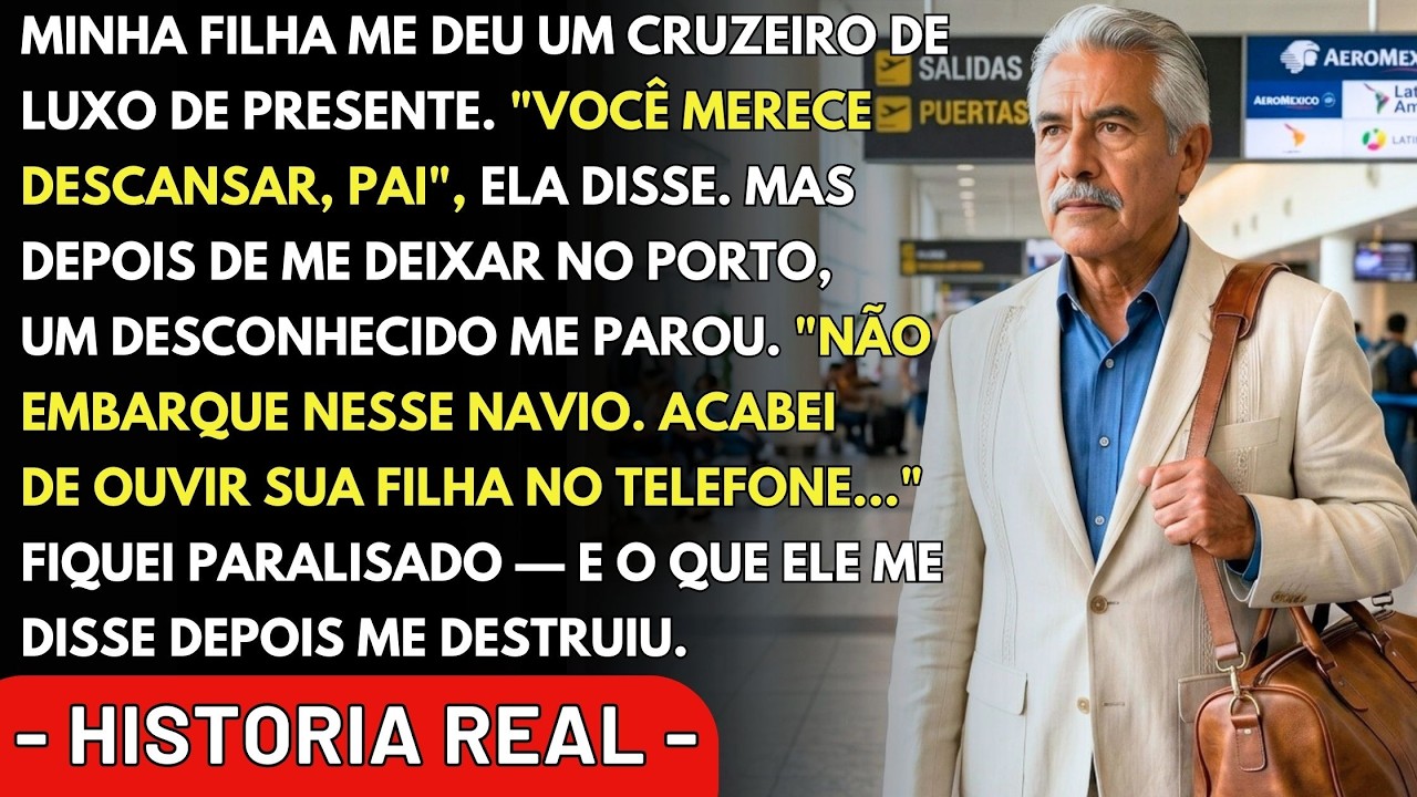 "Senhor, por favor, não embarque nesse navio. O senhor está em perigo." Foi assim que um completo desconhecido mudou para sempre o destino de Roberto, momentos antes de ele entrar num cruzeiro...