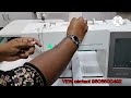 Usha memory craft 550 e embroidery machine kannada demo  vinayaka embroidery world