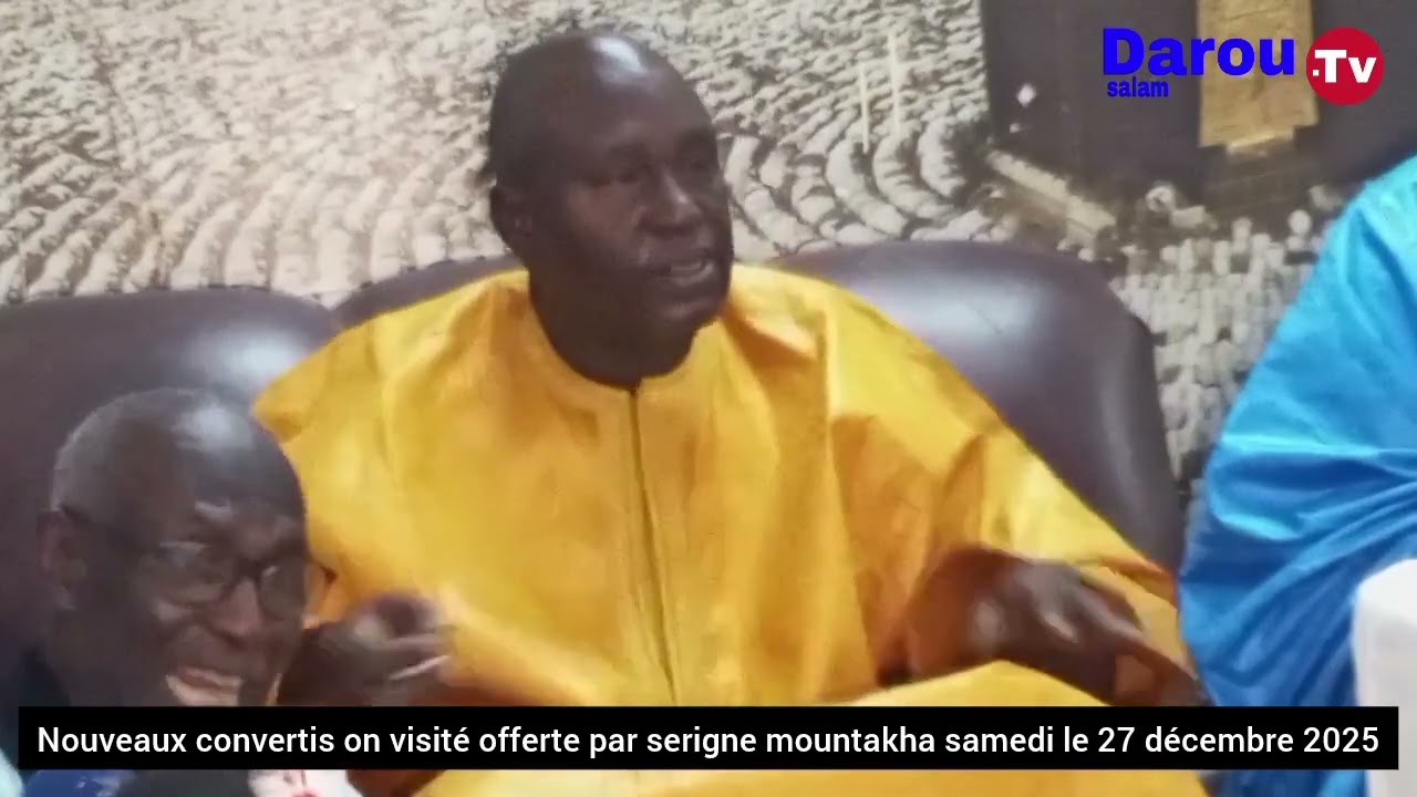 Nouveaux convertis on visité offerte par serigne mountakha samedi le 27 décembre 2025