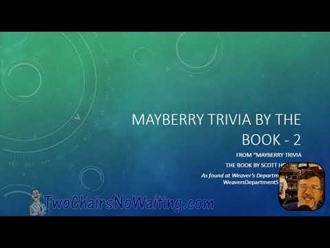 TCNW 611: Mayberry Trivia by the Book 2