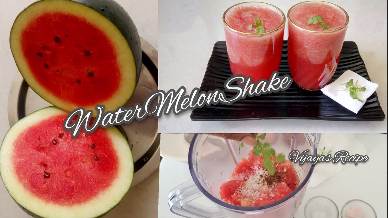 🍉 Water Melon Juice Recipe कलिंगड ज्यूस Melon Shake Instant Juice