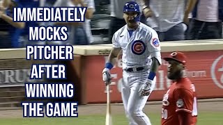 Javy Báez mocks Amir Garrett after hitting walk-off, a breakdown