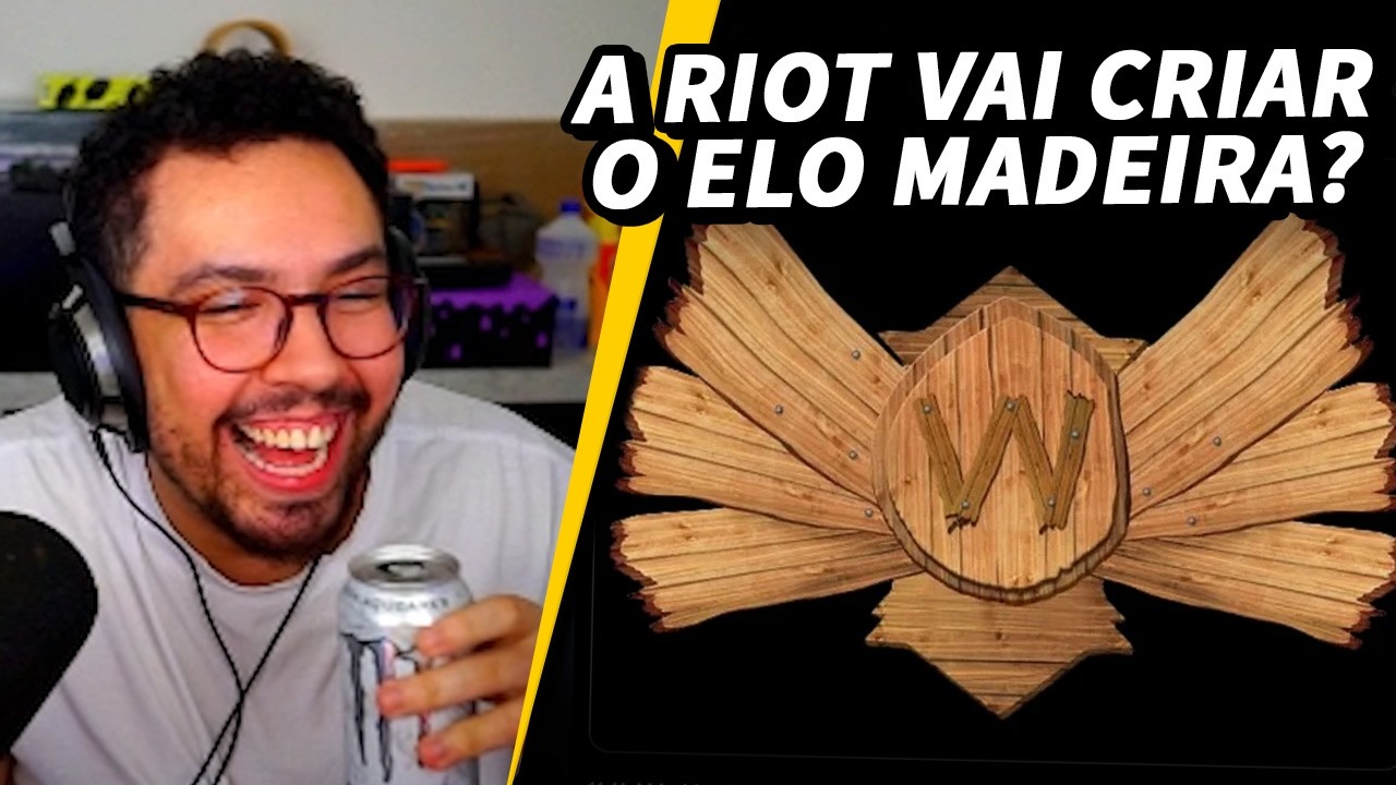 A RIOT VAI CRIAR O ELO MADEIRA? | YETZ REAGINDO ATUALIZAÇÕES DEV