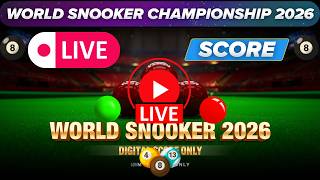 🔴 SNOOKER LIVE: Hossein Vafaei vs Judd Trump | World Championship 2026 | Day 8