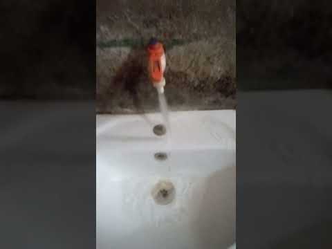 تنظيف انابيب المياه من الكلس ابو فادي عطشان مخيمات اطمة 