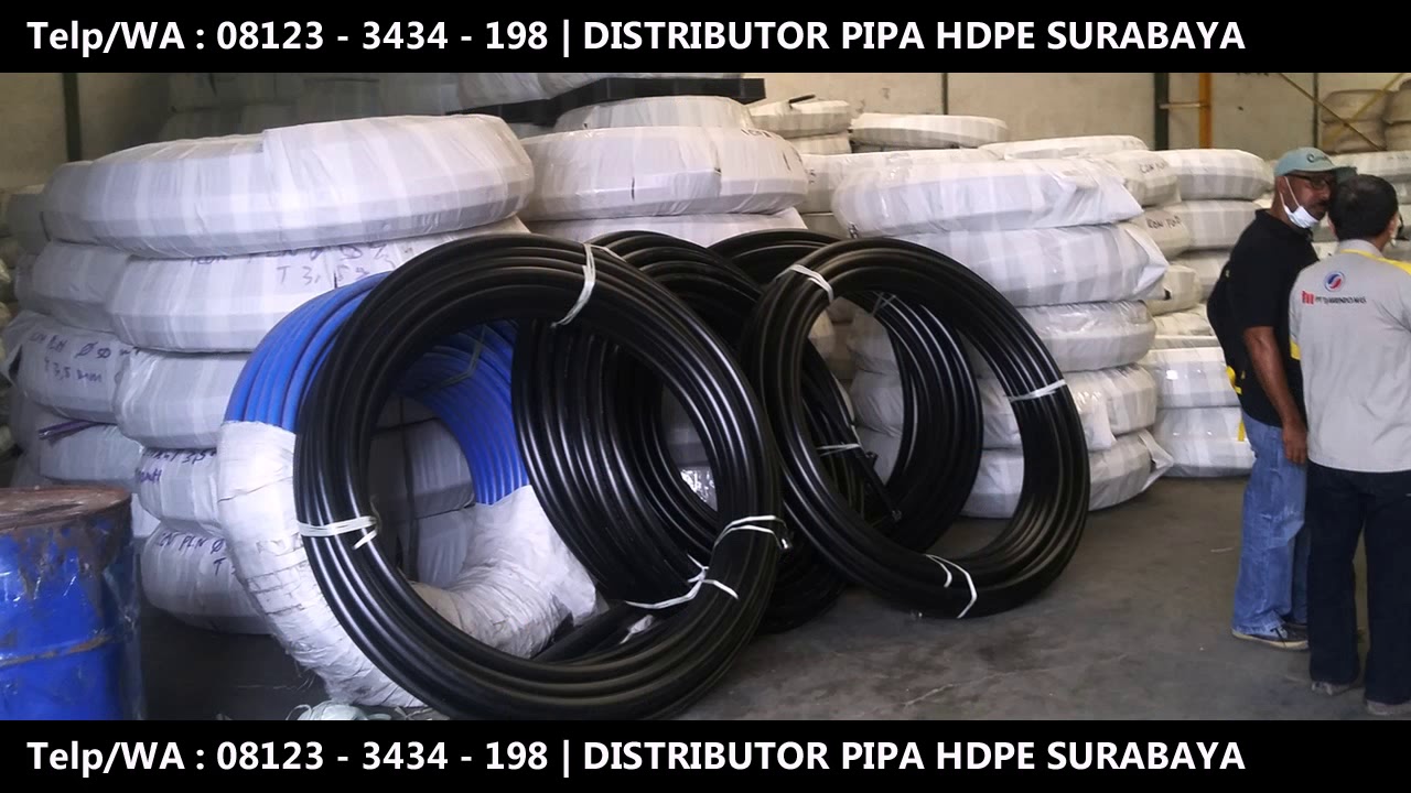 Jual Pipa hdpe harga pabrik surabaya - YouTube