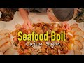 【大食い】手づかみで食べる『ケイジャン シーフード』の作り方《ルイジアナスタイル》ダンシングクラブのあれ【SEAFOOD BOIL cajun style】