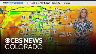 Mild temperatures and sunshine for Denver
