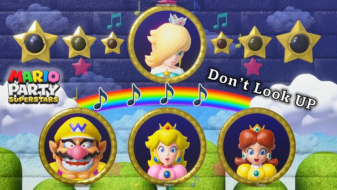 Mario Party Superstars Minigame - Look Away