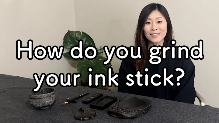 How to grind your ink stick. For how long? Calligraphy Shodo Sumie Suibokuga 書道 墨絵 水墨画 - DayDayNews