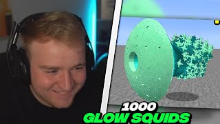 1000 GLOW SQUIDS GESPAWNT in MINECRAFT