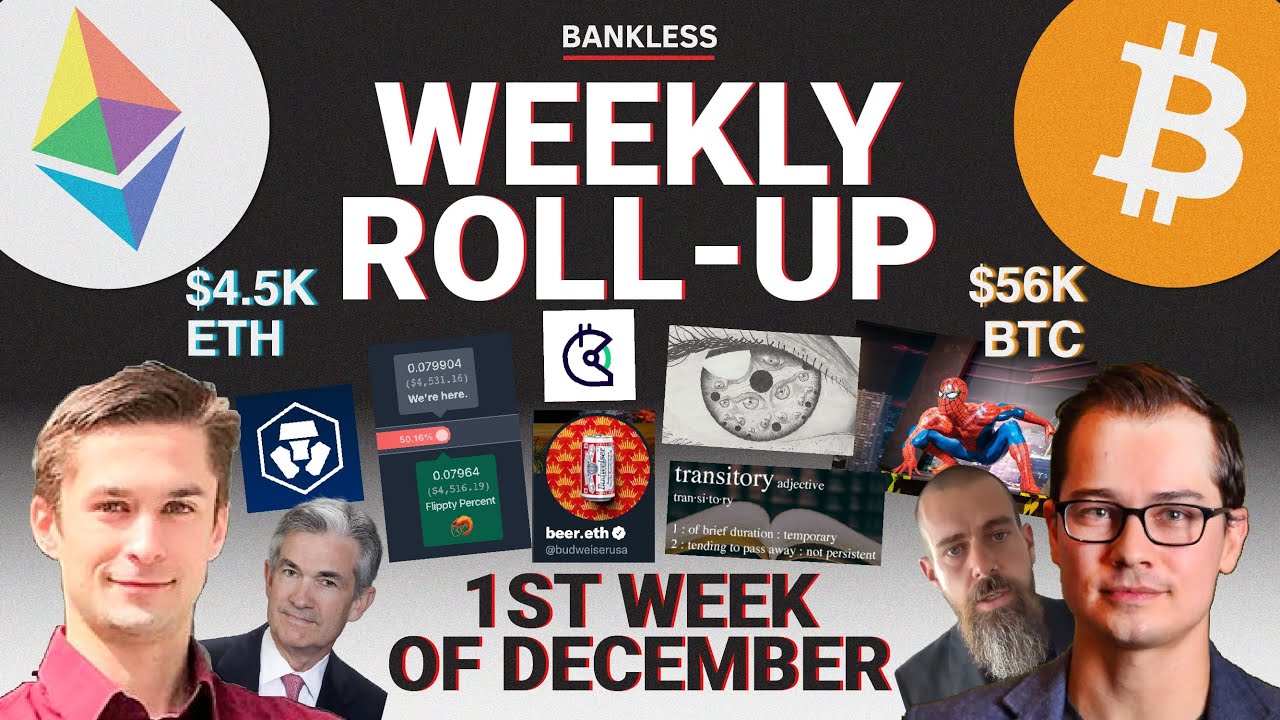 ROLLUP - Jack Dorsey Exits Twitter | BTC ETH Ratio | Spiderman & Ross Ulbricht NFTs