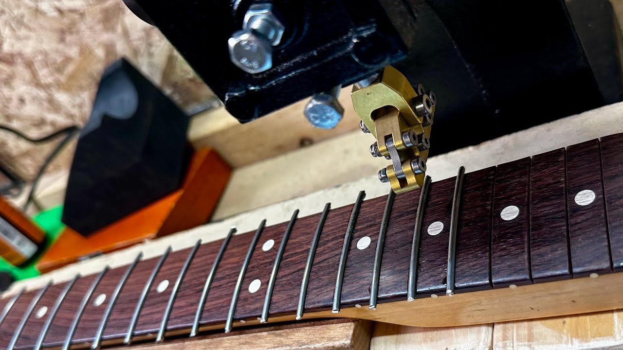 Fender Strat BLK1 Refret & Compound Radius (ASMR / NO TALKING)