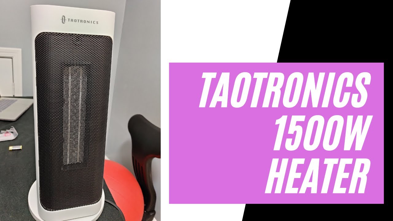 TaoTronics 1500w Heater - Can 70 bucks heat me up outdoors? - Wonstar  Reviews - YouTube