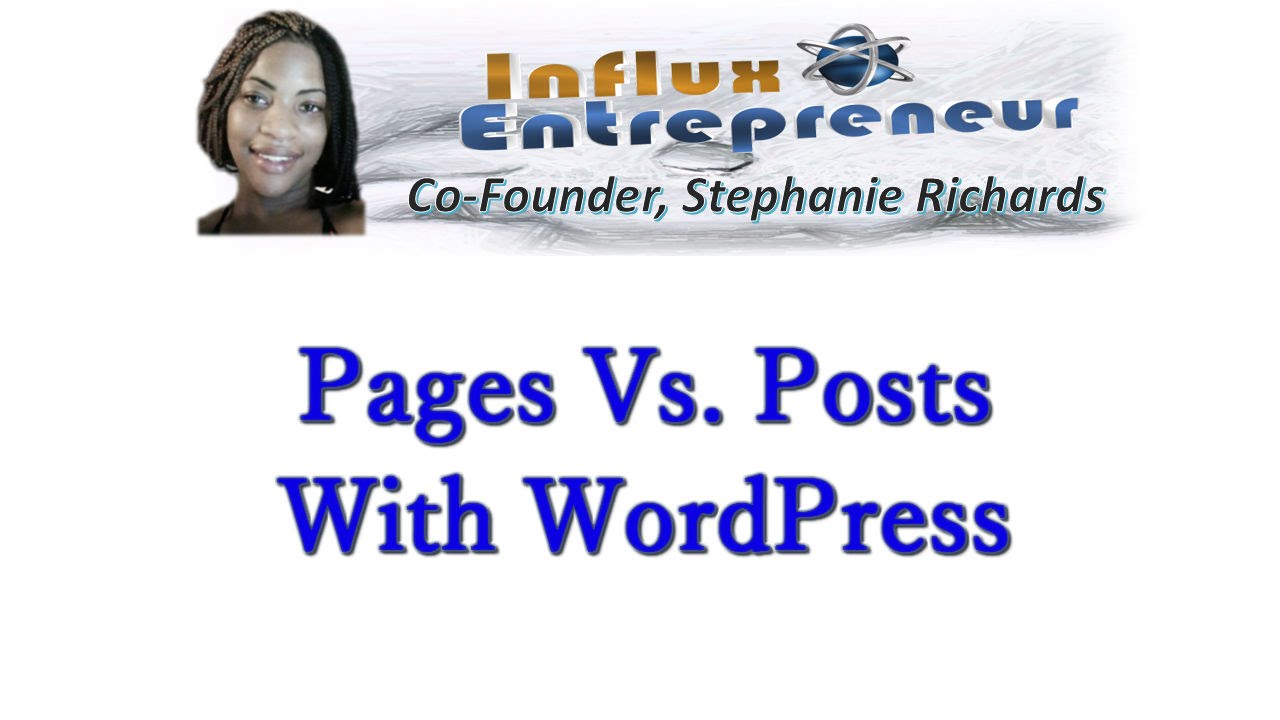 Pages vs Posts With WordPress - YouTube