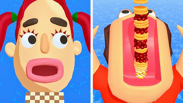 Sandwich Runner | Pancake Run - All Level Gameplay (Android iOS) Ep 1