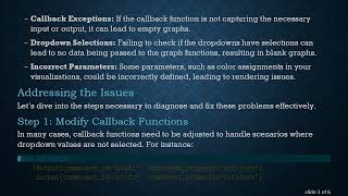 Resolving No Graphs Displayed Issue in Plotly Dash Dashboards