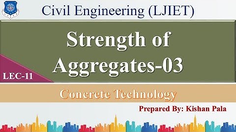 Lec-11_Strength of aggregates_Part-03 | Concrete Technology | Civil Engineering