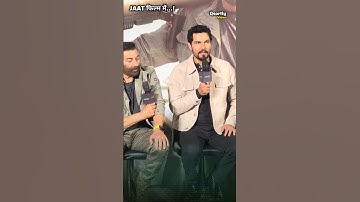Randeep Hooda Tolk About Sunny Pajji!#sunnydeol #randeephooda #jaat #jaat2 #bollywood #shorts