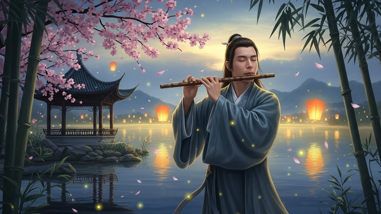 Relaxation & Stress relief 🍃Bamboo Flute & Guzheng #deepsleep #relaxing ...